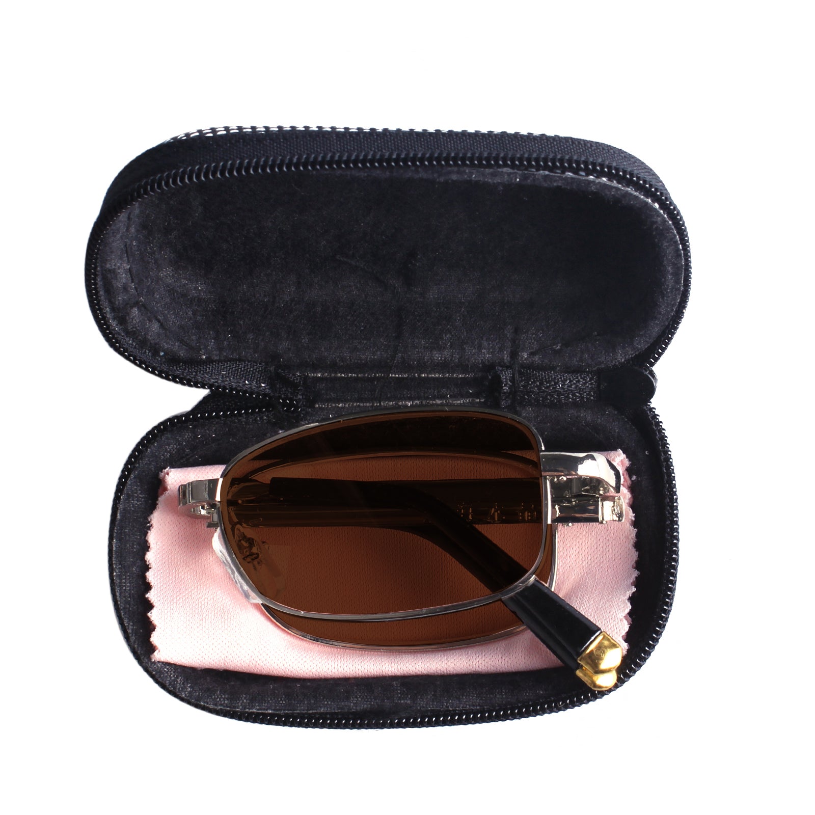 Cambridge Folding Tinted Brown Distance Glasses — view 2