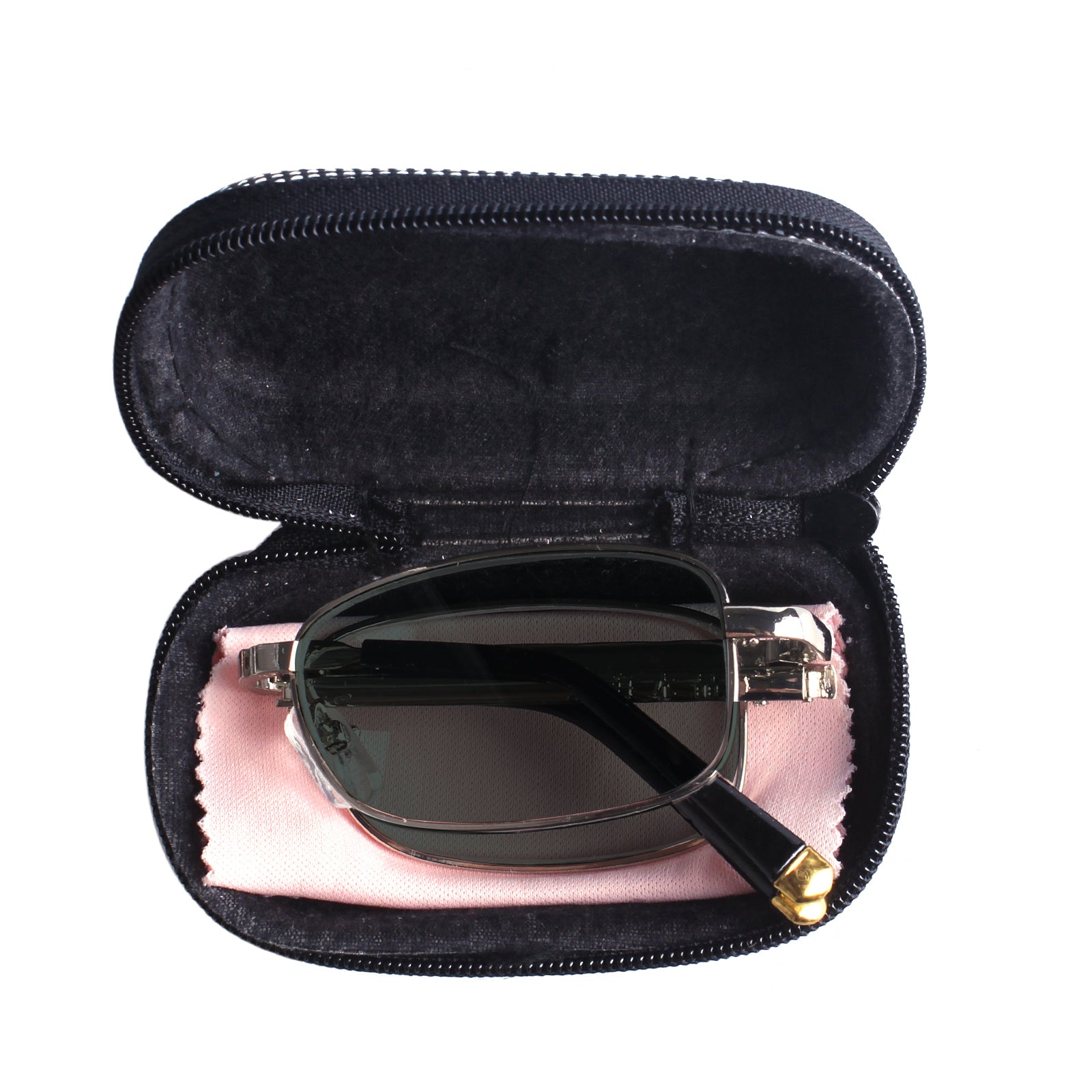 Cambridge Folding Tinted Green Distance Glasses — view 3