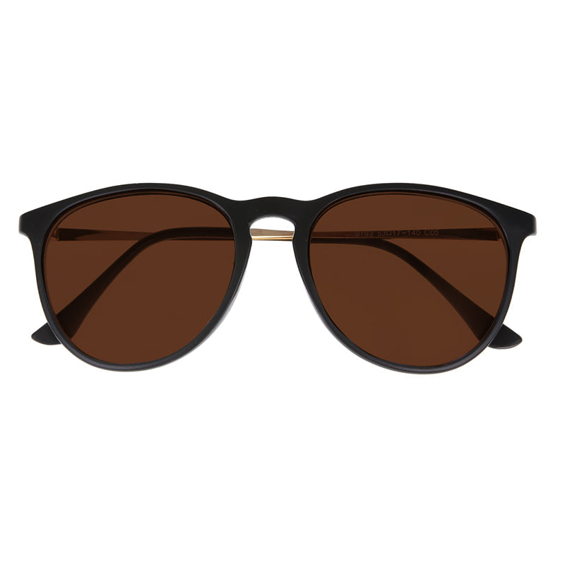 Brandon Oversize Tinted Brown Distance Glasses — view 3