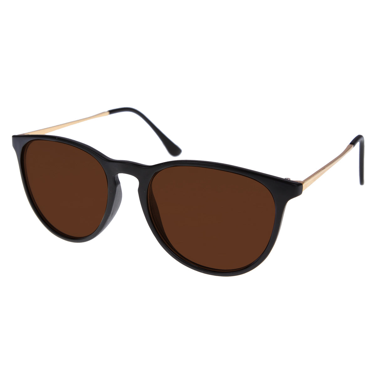Brandon Oversize Tinted Brown Distance Glasses — view 4