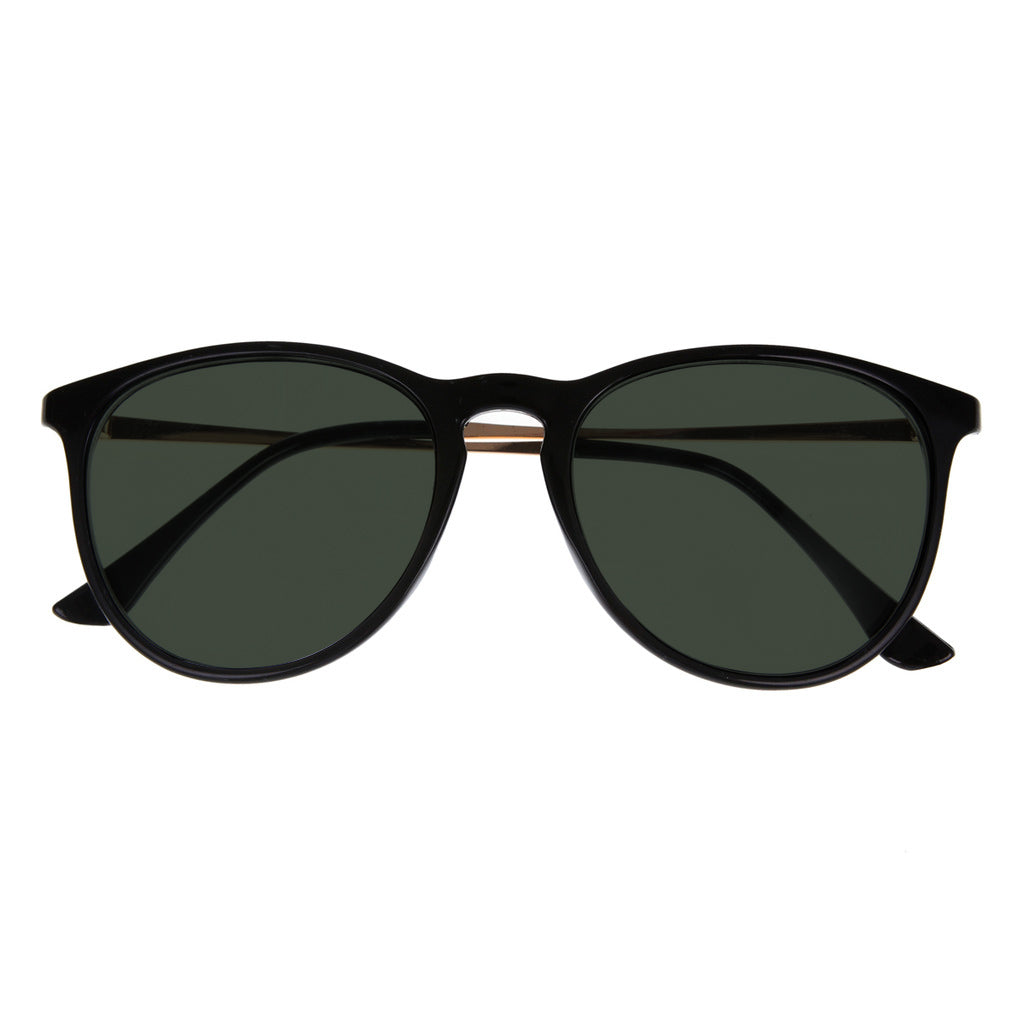 Brandon Oversize Tinted Green Distance Glasses — view 5