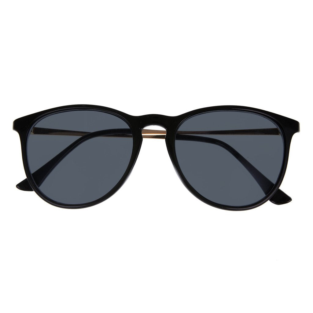 Brandon Oversize Tinted Grey Reading Glasses — view 2