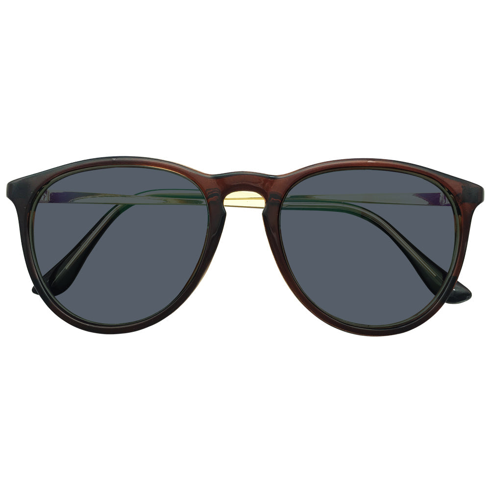 Brandon Oversize Tinted Grey Distance Glasses — view 4