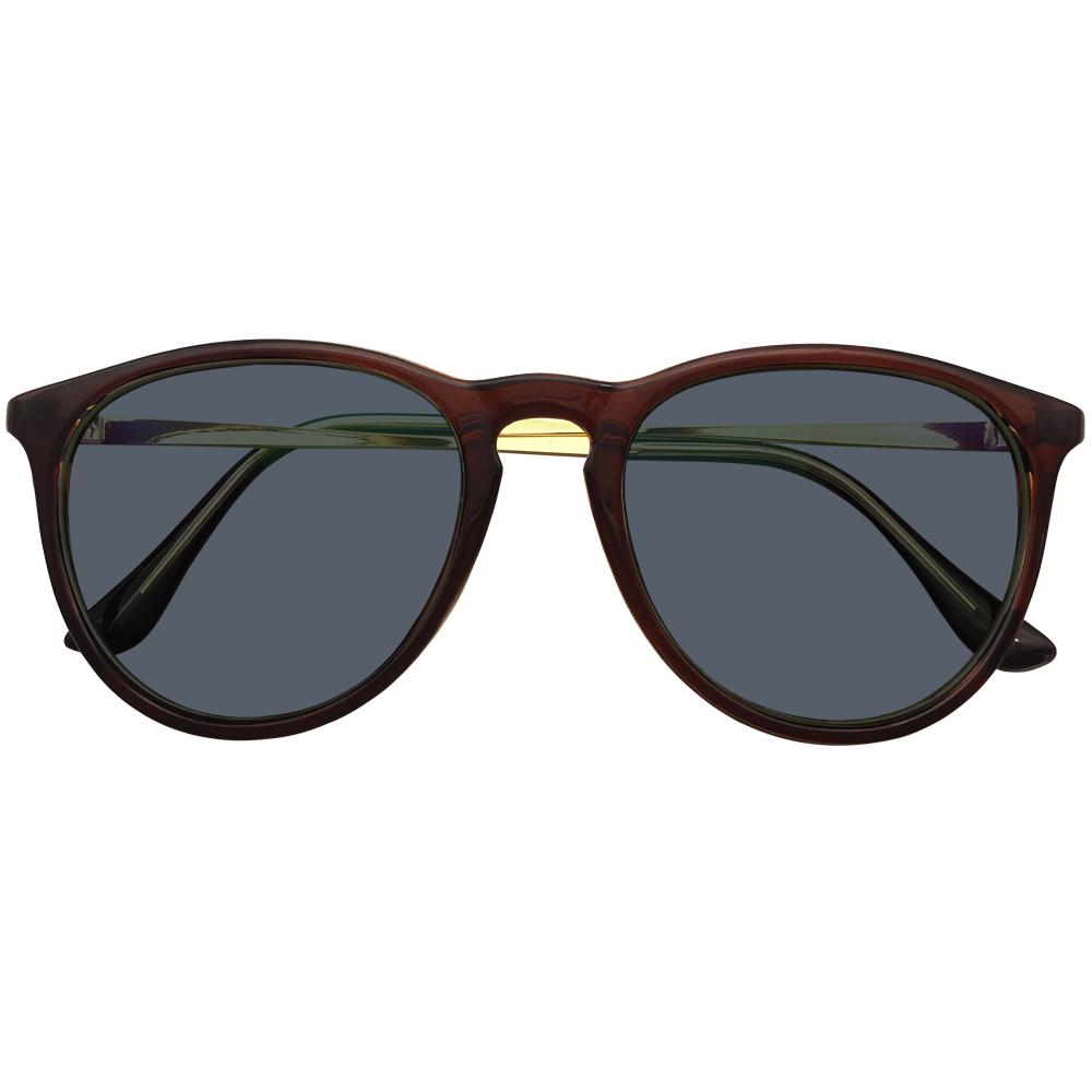 Brandon Oversize Tinted Grey Reading Glasses — view 5