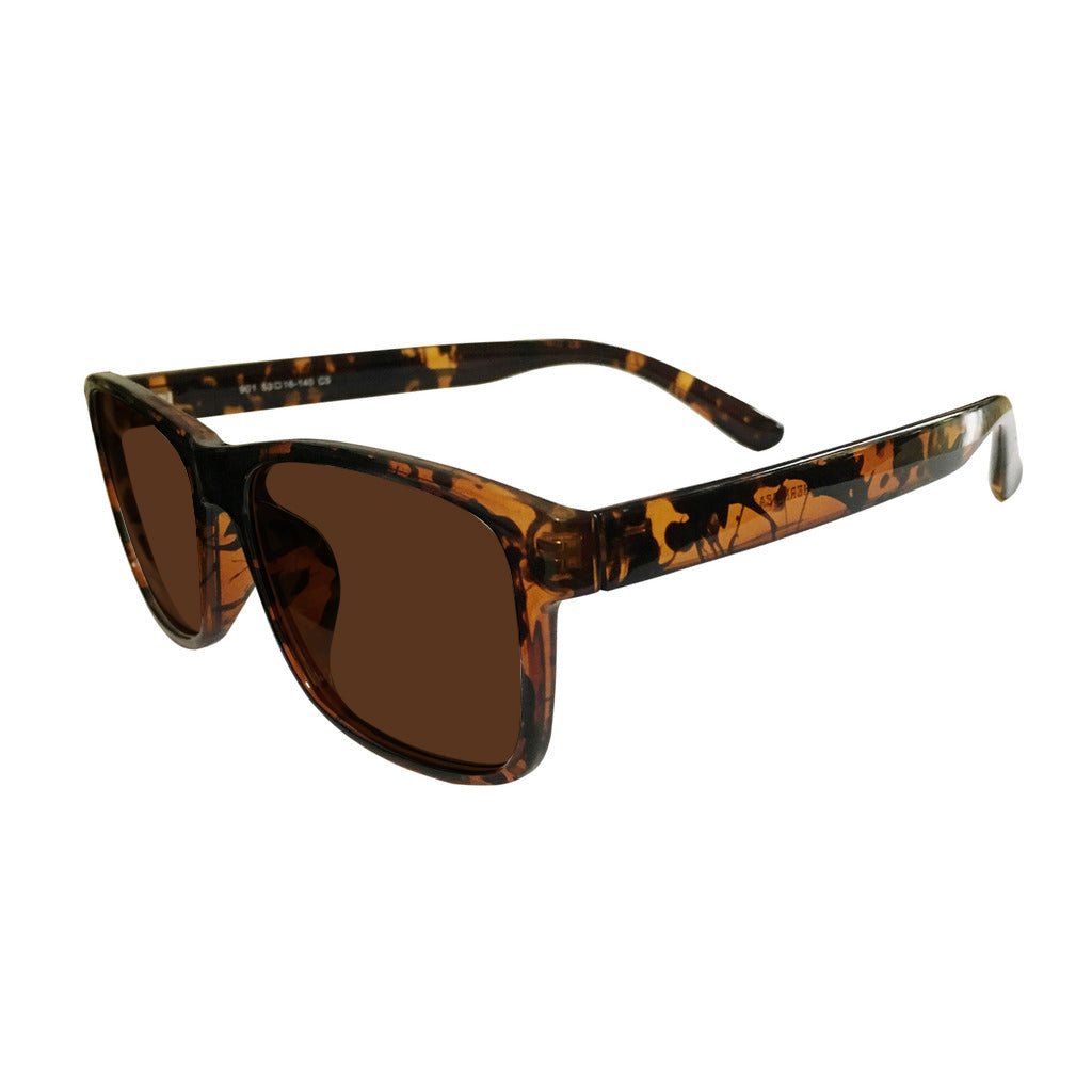 New York Tinted Brown Distance Glasses — view 2
