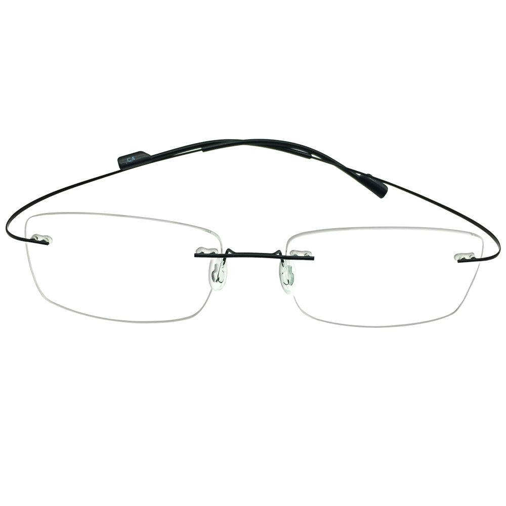 Peterborough Photochromic Grey Rimless Distance Glasses — view 6