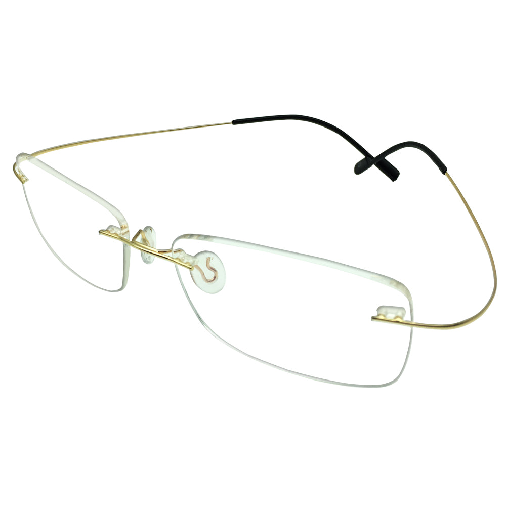 Peterborough Photochromic Grey Rimless Distance Glasses — view 7