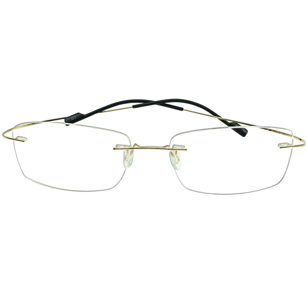 Peterborough Photochromic Grey Rimless Distance Glasses — view 2