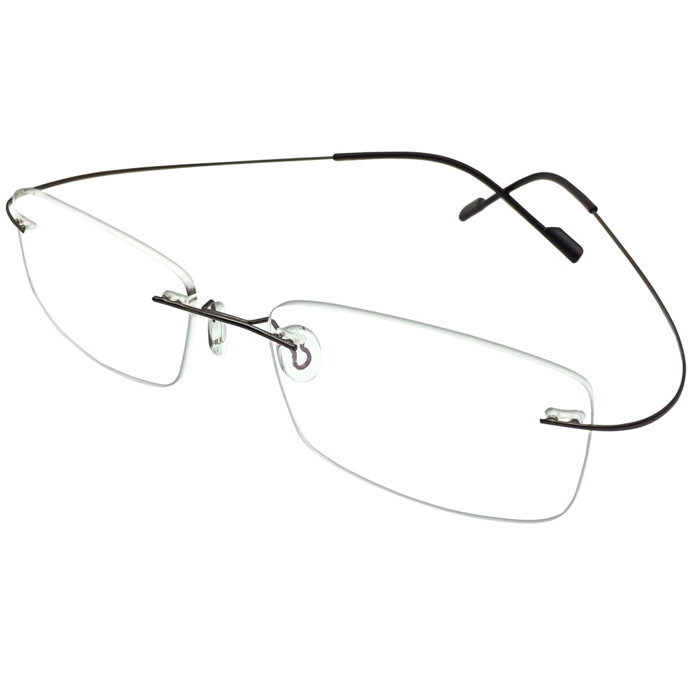 Peterborough Photochromic Grey Rimless Distance Glasses — view 8