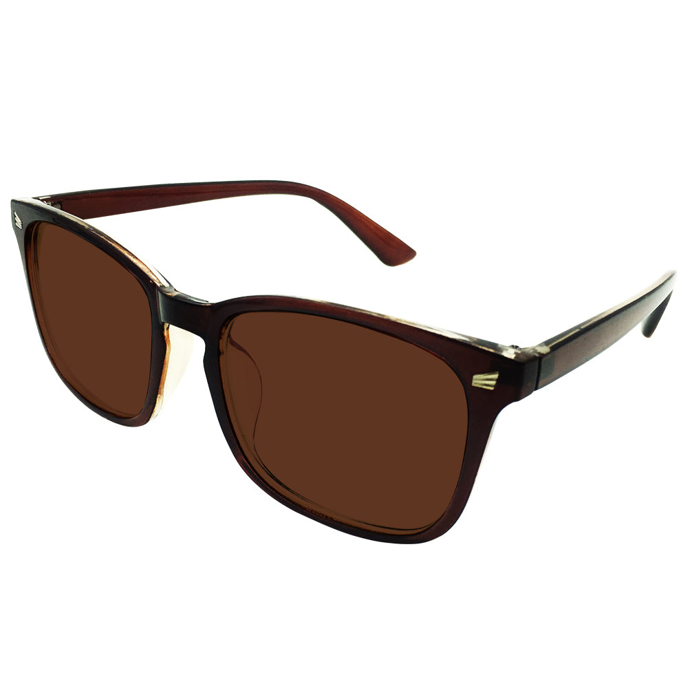 The Portland Tinted Brown Distance Glasses