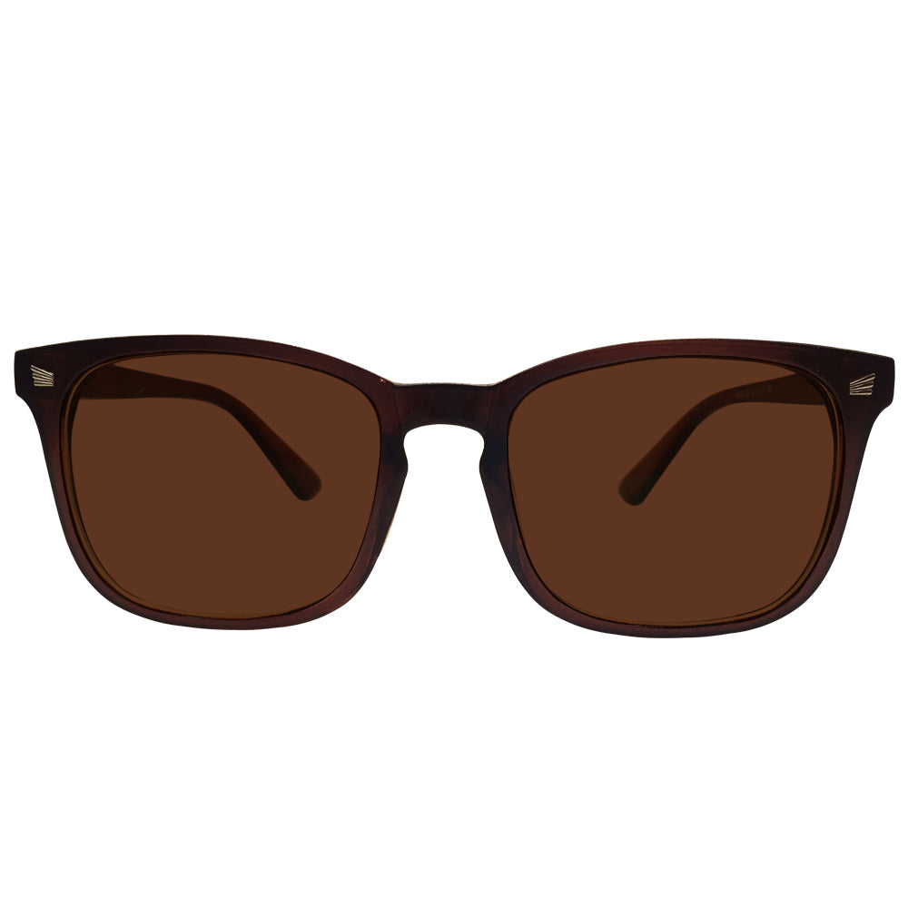 The Portland Tinted Brown Distance Glasses — view 2
