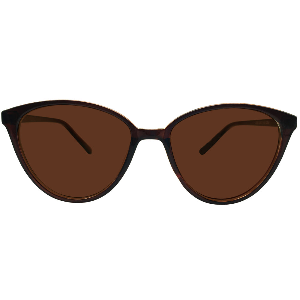 The Marlow Tinted Brown Distance Glasses — view 6